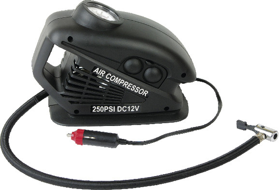 Portable Plastic Black With Hand Held DC12V Car AIr Comressor Untuk Semua Jenis Kendaraan
