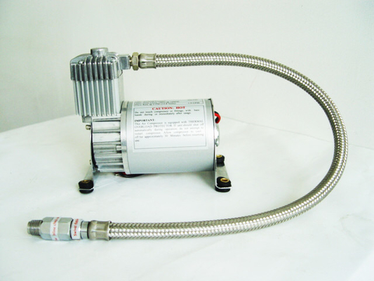 Pewter Air Suspension Compressor YURUI 6390R 150PSI Untuk Sistem Klakson Suspensi Kantong Udara
