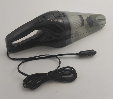 Plastik Vacuum Cleaner Mobil Portabel 12vDc Hitam Untuk Membersihkan Mobil