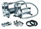 Steel Silver Dual Packs Air Lift Suspension Compressor Inflasi Cepat Untuk Mobil Kekuatan Berat Yang Kuat