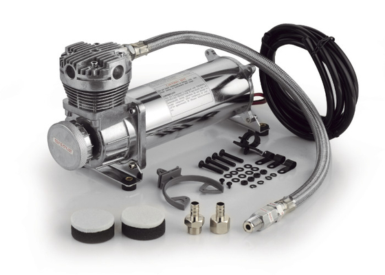 Kompresor suspensi offroad berat tahan lama DC12v Chrome Steel