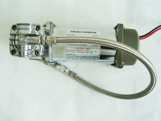 Heavy Duty Air Ride Suspensi Kompresor Truk Offroad Metal Air Ride Pneumatic 12v Chrome