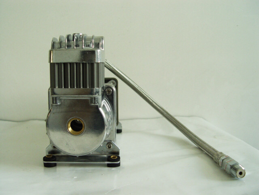 Heavy Duty Air Ride Suspensi Kompresor Truk Offroad Metal Air Ride Pneumatic 12v Chrome