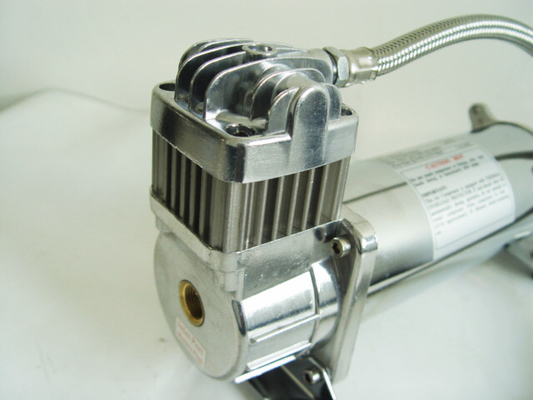 Chrome Car Ride Air Suspension Pump Car Tuning Dc 12V Untuk Kendaraan OffRoad