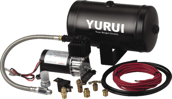 Harga yang bagus Kompresor Udara Mini 12v Dengan Satu Tangki Udara Galon Onboard Air Systerm Untuk Inflasi Mobil on line