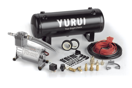 Harga yang bagus Duty Cycle Onboard Air Suspension Pump Compressor 1.0 Gallon Tank Untuk Kebutuhan Tuning Dan Pneumatik on line