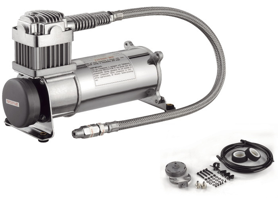 Harga yang bagus Kompresor Kantong Udara Truk Portabel Tugas Berat Tahan Lama 150 PSI 12 Volt Dengan Tangki Udara on line