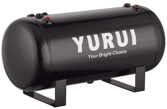 Tangki kompresor udara portabel OEM Black Iron 200 PSI Portabel 27,2 "L x 8,4" W x 10 "H.