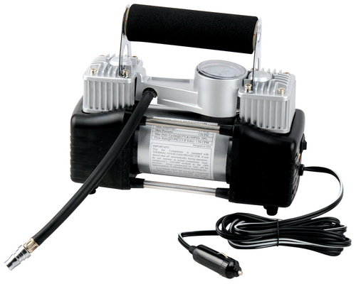 DC12V Double Cylinder Metal Car Air Compressor Untuk Pompa Inflasi Mobil