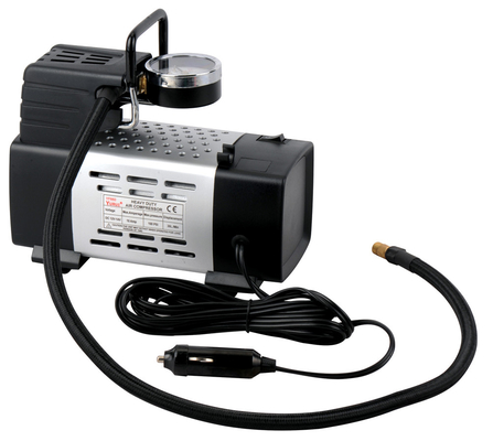 Kompresor Udara Logam Portabel 150PSI 12V Inflasi Kuat Dengan 2 Adaptor Nozzle