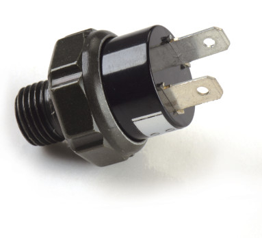 Harga yang bagus Fitting Pompa Udara Pneumatik Hitam / Saklar tekanan kompresor udara 12v plastik on line