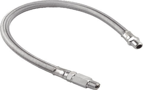 Harga yang bagus Aksesoris Pneumatik Jalinan selang stainless steel dikepang Dengan Katup Periksa Pompa Suspensi on line