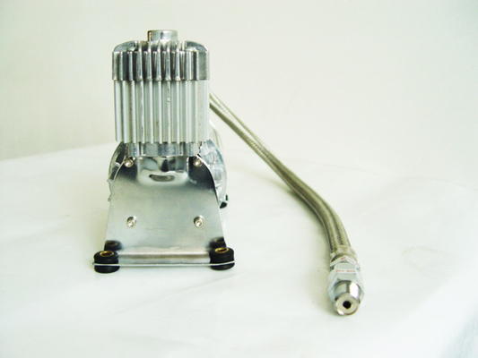 Pewter Air Suspension Compressor YURUI 6390R 150PSI Untuk Sistem Klakson Suspensi Kantong Udara