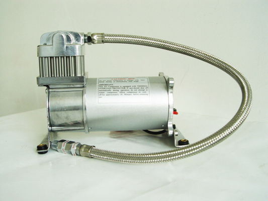 Harga yang bagus Kompresor Udara Chrome 150psi 12V dan 24V Tunggal IP54 YURUI 6376R on line