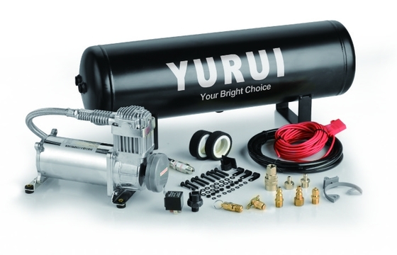 Harga yang bagus Heavy Duty Car Air Suspension Compressor Systems Kit Dengan Tangki Untuk Truk on line