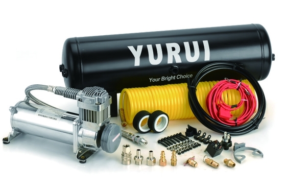 Harga yang bagus 100% Duty Cycle Air Compressor 2.5 Gallon Tank On Board Air System 12V 150 Psi IP67 on line