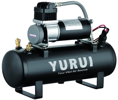 Harga yang bagus Kit Sumber Udara 12V 150PSI Sistem Udara Onboard 1.5 Gallon Tanks Black Metal Untuk Inflasi Cepat on line