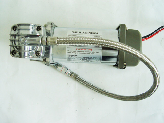 Kompresor Suspensi Kantung Udara Chrome Airbag 150psi 2.18CFM, Kompresor Udara Mobil 12v