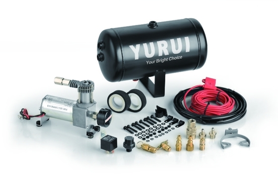 Harga yang bagus Kit Kompresor Udara Onboard Yurui 7001 Dengan Tangki Udara 1 Galon 120 Psi on line