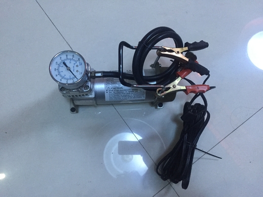 Kompresor Pompa Udara Mobil Logam Satu Silinder Untuk Semua Jenis Mobil Dengan Alat Ukur