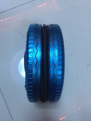 Royal Blue Tire Shaped Electric Car Tire Pump, Ban Kompresor Udara Dengan Selang 59cm