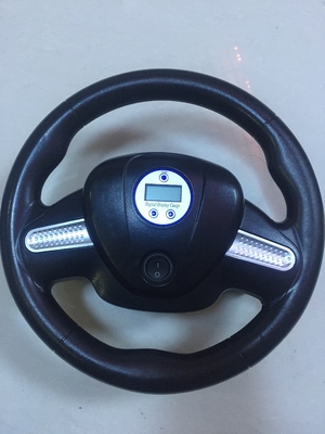 DC12V Digital And Gauge Car Air Pump, Steering Wheel Shape Car Tire Air Compressor