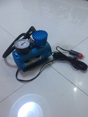 Kompresor Udara Portabel Kecil Inflasi Cepat Hitam Dan Biru Untuk Mobil Dengan Sertifikasi CE
