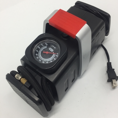 AC DC Dua Cara Power Dapatkan Kompresor Udara Ban Mobil dengan Gauge, Kompresor Udara Otomatis
