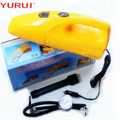 Dc12v Mini Portable Handheld basah kering Cuci Mobil Vacuum Cleaner Dan Ban Inflator