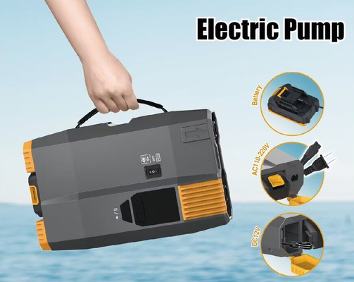 Harga yang bagus 12 volt listrik sup pompa dengan baterai dan AC110V-220V lama bekerja 20psi dengan layar on line