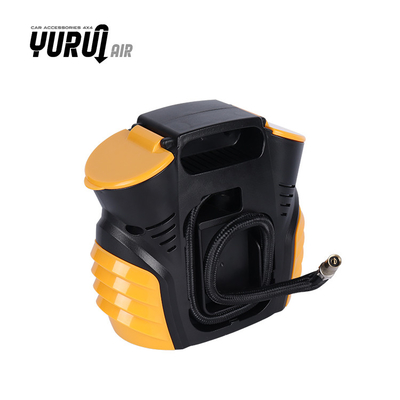 DC12V Portable Mini Car Air Pump LED Light Dengan Gauge Digital