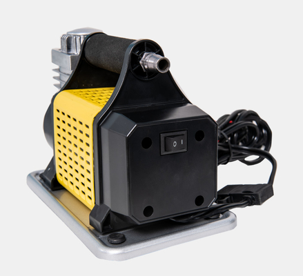 DC12V Metal Portable Ban Ban Mobil Inflator Dengan Metal Pressure Gauge Dan Selang