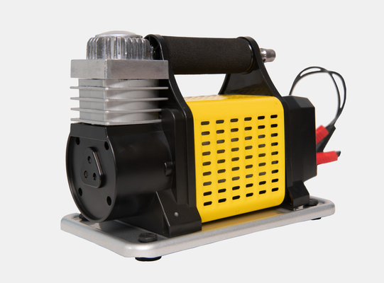 DC12V Metal Portable Ban Ban Mobil Inflator Dengan Metal Pressure Gauge Dan Selang