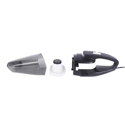 Portable Handheld Mobil Vacuum Cleaner dengan cigarette lighter dan lampu LED