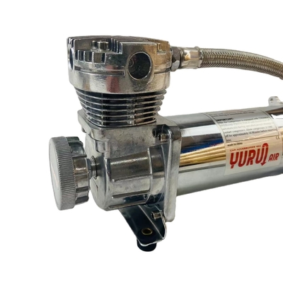 Heavy Duty Car Air Compressor DC12v Fast Chrome Steel Untuk Mobil Offroad