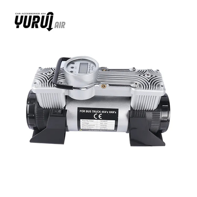 DC12V Portable Metal Car Air Compressor Dengan Plastik Box Compressor Kit