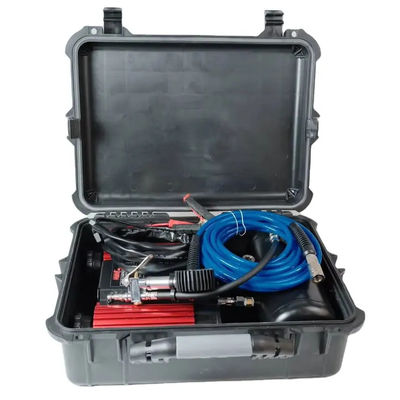 Off-Road Double Cylinder Air Compressor Dengan Plastik Box Ban Mobil Inflator