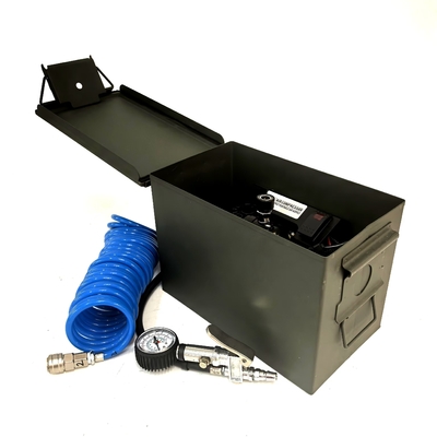 Single Cylinder Heavy Duty DC12v Offroad Mobil Air Compressor Untuk Ban Mobil Inflasi