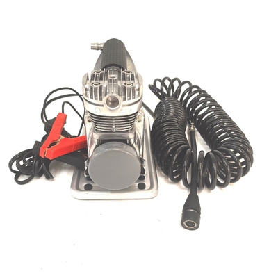 Kompresor udara silinder tunggal logam Crocodile Clip Ban Inflator dengan gagang