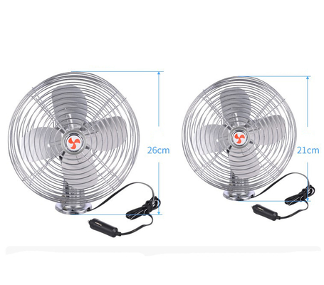 Safety Metal Guard Kipas Pendingin Mobil Arus Langsung 12v Dengan 60 Strip