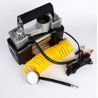Kompresor Udara Kendaraan Silinder Ganda YF662B 180w 150psi Dalam Warna Silver