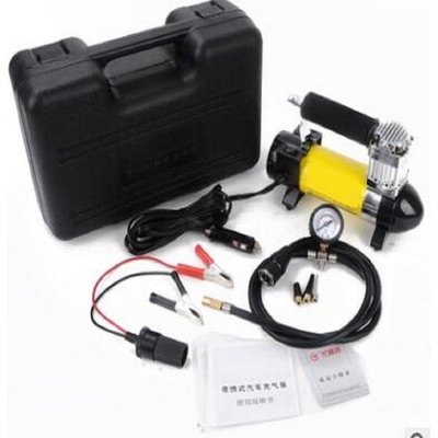 Kompresor Udara Kejut 12v Volume Tinggi Kuning Tiga Dalam Satu Kompresor Udara Kejut