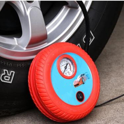 Kompresor Udara Plastik Merah Dc12v 250psi OEM Dengan Steker Pemantik Rokok