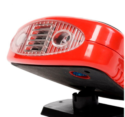 ABS Dc12v Portable PTC Keramik Pemanas Kipas Mobil Dengan Lampu LED