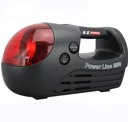 Kompresor Udara Portable Hitam Dan Merah Untuk Mobil Three In One Type 12v 280 Psi