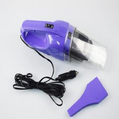Ungu Hand Held Pembersih Vakum Bertenaga Baterai Dc 12v Bahan Plastik