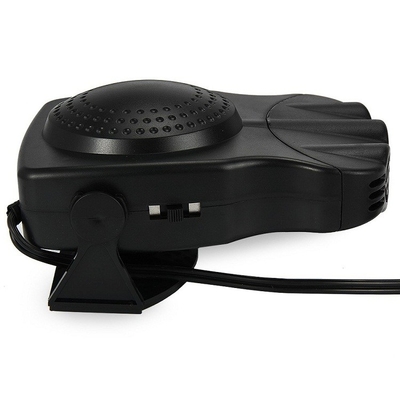 Two Switch Portable Fan Heater 150w, Plug Plastik Hitam Di Pemanas Mobil