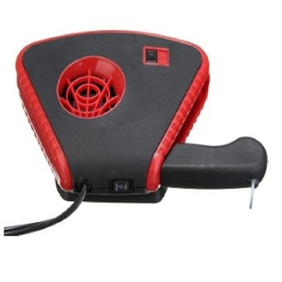 ABS Dc12v Portable PTC Keramik Pemanas Kipas Mobil Dengan Lampu LED