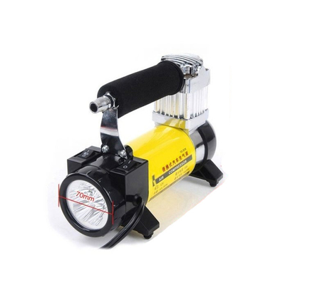 Kompresor Udara Logam Dc 12v, Kompresor Daya Tinggi 100 Psi Dengan Lampu