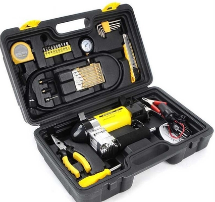 Kompresor Udara Logam Dc 12v, Kompresor Daya Tinggi 100 Psi Dengan Lampu